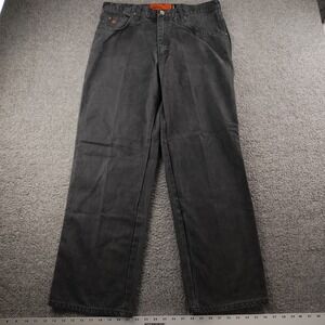 Jesse James Pants Mens 34x32 Utility Carpenter Work Fit Black 12oz Canvas EUC